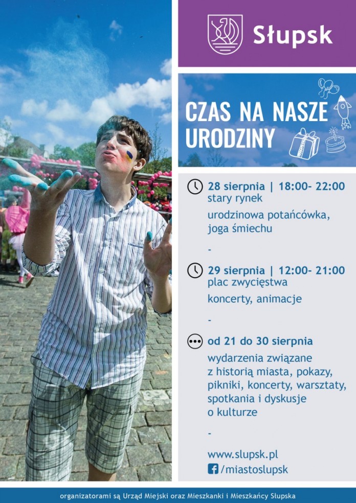 Plakat urodziny Słupska