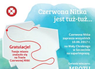 Plakat "Czerwona Nitka"